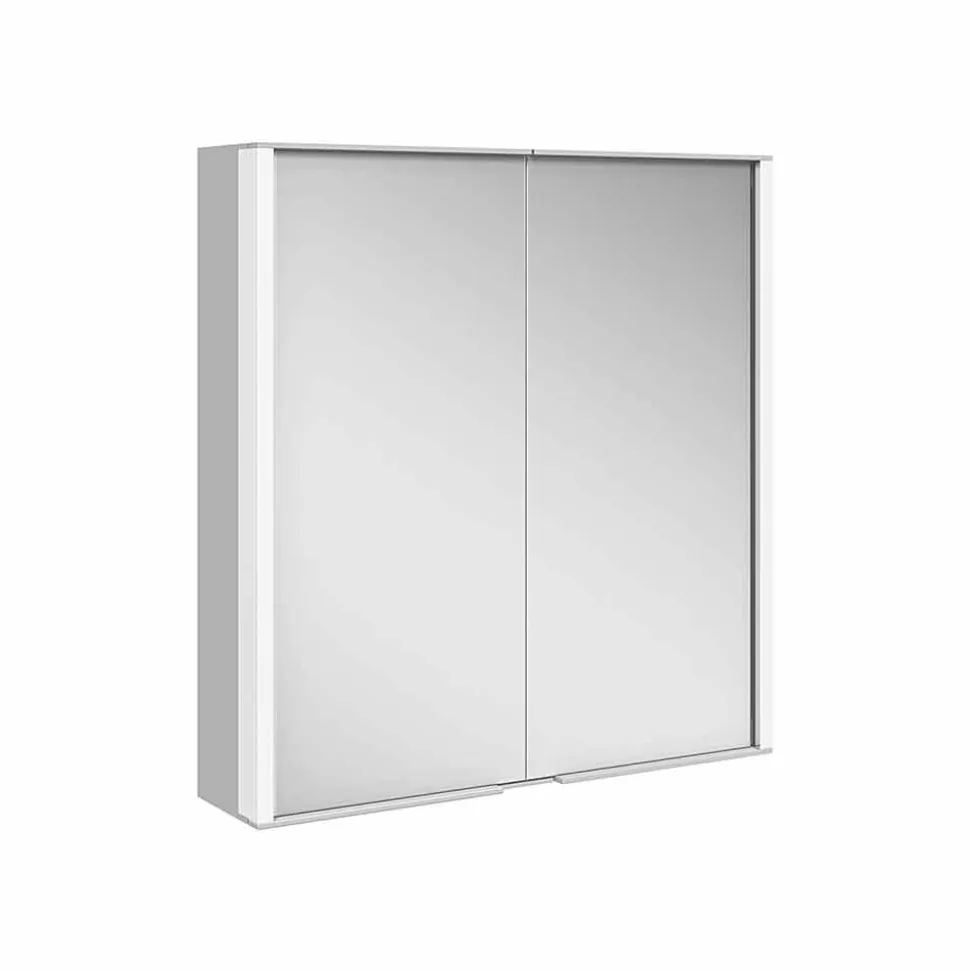Specchio Contenitore da Parete in Alluminio con Illuminazione LED - Demon