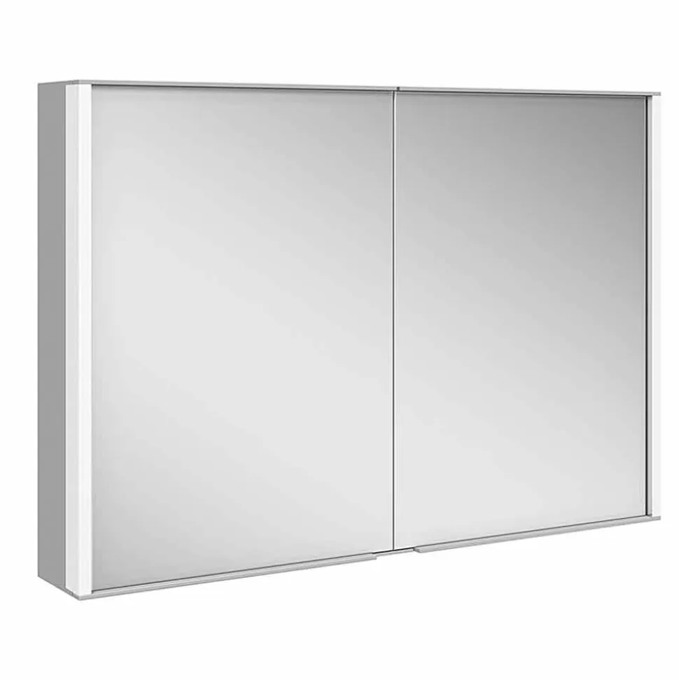 Specchio Contenitore da Parete in Alluminio con Illuminazione LED - Demon