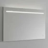 Specchio da Muro Moderno con Luce LED e Telaio in Acciaio Made in Italy - Yutta
