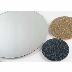 Specchio da muro rotondo di design modeno fatto in Italia ADDO