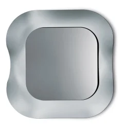 Specchio da Parete con Cornice in Vetro Fuso Mosso Made in Italy - Adorata