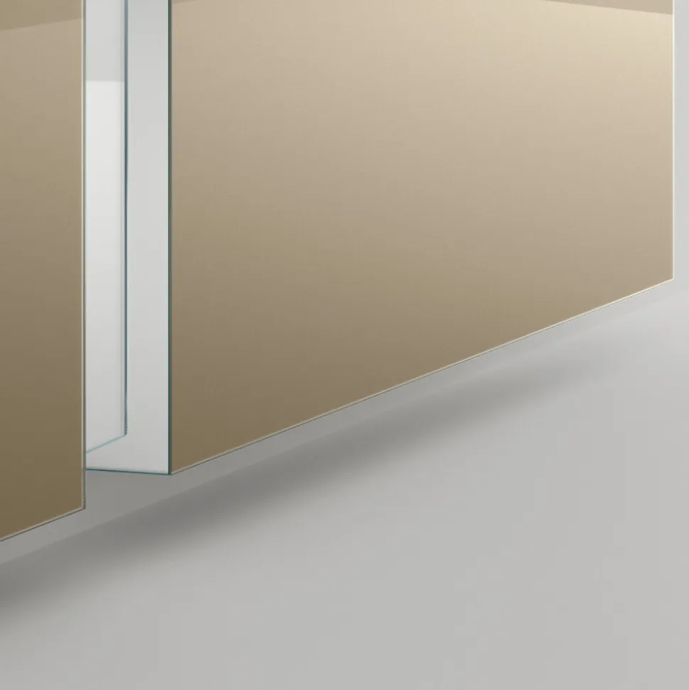 Specchio da Parete con Taglio Laterale a V Made in Italy - Spirit