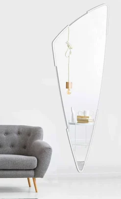 Specchio da Parete Decorativo Design Moderno in 4 Colori Made in Italy - Spino