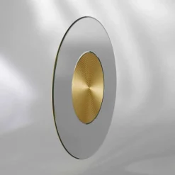Specchio da parete di design con supporto in MDF Malva