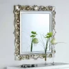 Specchio da parete di design con cornice decorata Marsy, 98x98 cm