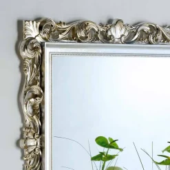 Specchio da parete di design con cornice decorata Marsy, 98x98 cm