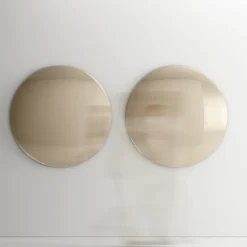 Specchio da Parete in Vetro Curvo Convesso in Diverse Finiture - Luce