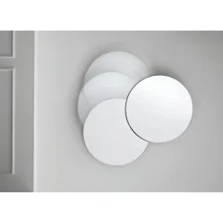 Specchio da Parete Rotondo con Satellite che Ruota a 360° Made in Italy – Shaki