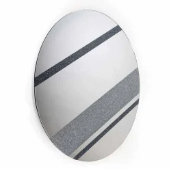 Specchio da parete rotondo di design moderno 100% Made in Italy Athos