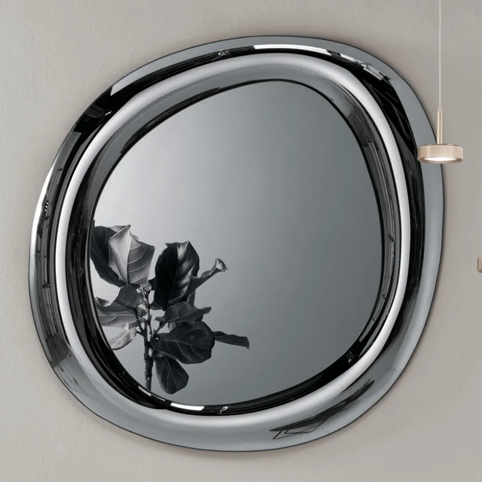 Specchio da Parete Sagomato con Cornice Curva Made in Italy - Babila