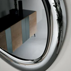 Specchio da Parete Sagomato con Cornice Curva Made in Italy - Babila