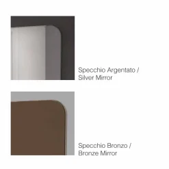 Specchio da Parete 80x160 Legno o Ceramica Made in Italy - Montecarlo