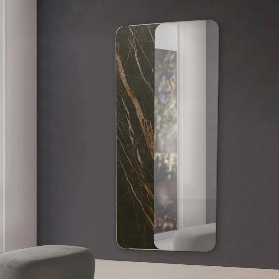 Specchio da Parete 80x160 Legno o Ceramica Made in Italy - Montecarlo