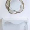 Specchio di Design Moderno da Muro in Ferro Tricolore Made in Italy – Gertrude