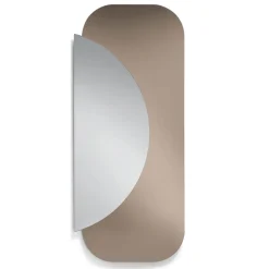 Specchio Formato da 2 Lastre Sagomate Sovrapposte Made in Italy - Adelaide