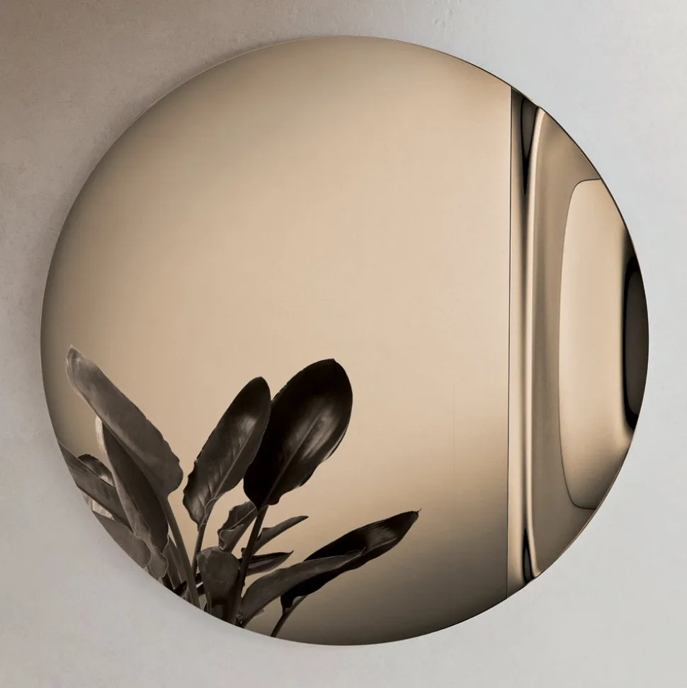 Specchio in Vetro Fuso con Onda Made in Italy - Candida