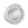 Specchio Moderno da Parete Circolare in Ferro Colorato Made in Italy – Origano