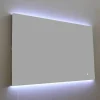 Specchio Retroilluminato a LED da Parete, Cornice Acciaio Made in Italy - Tundra