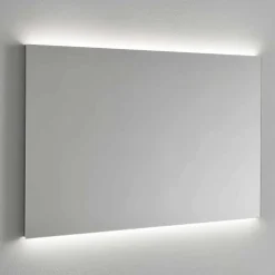 Specchio Retroilluminato a LED da Parete, Cornice Acciaio Made in Italy - Tundra