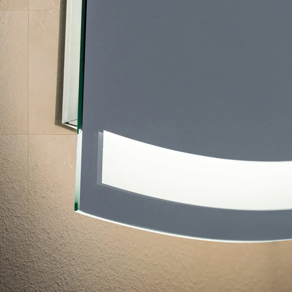 Specchio Retroilluminato con Stripe Led a Luce Continua - Excelsior