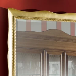 Specchio Rettangolare con Cornice Sagomata Classica Made in Italy - Lara