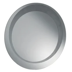 Specchio Rotondo da Parete con Decorazione Sabbiata Made in Italy - Annamaria