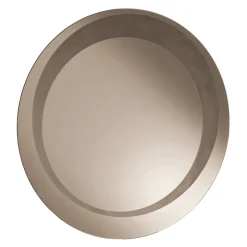 Specchio Rotondo da Parete con Decorazione Sabbiata Made in Italy - Annamaria