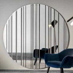 Specchio Rotondo da Parete Diametro 200 cm di Design Made in Italy – Coriandolo