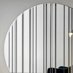 Specchio Rotondo da Parete Diametro 200 cm di Design Made in Italy – Coriandolo