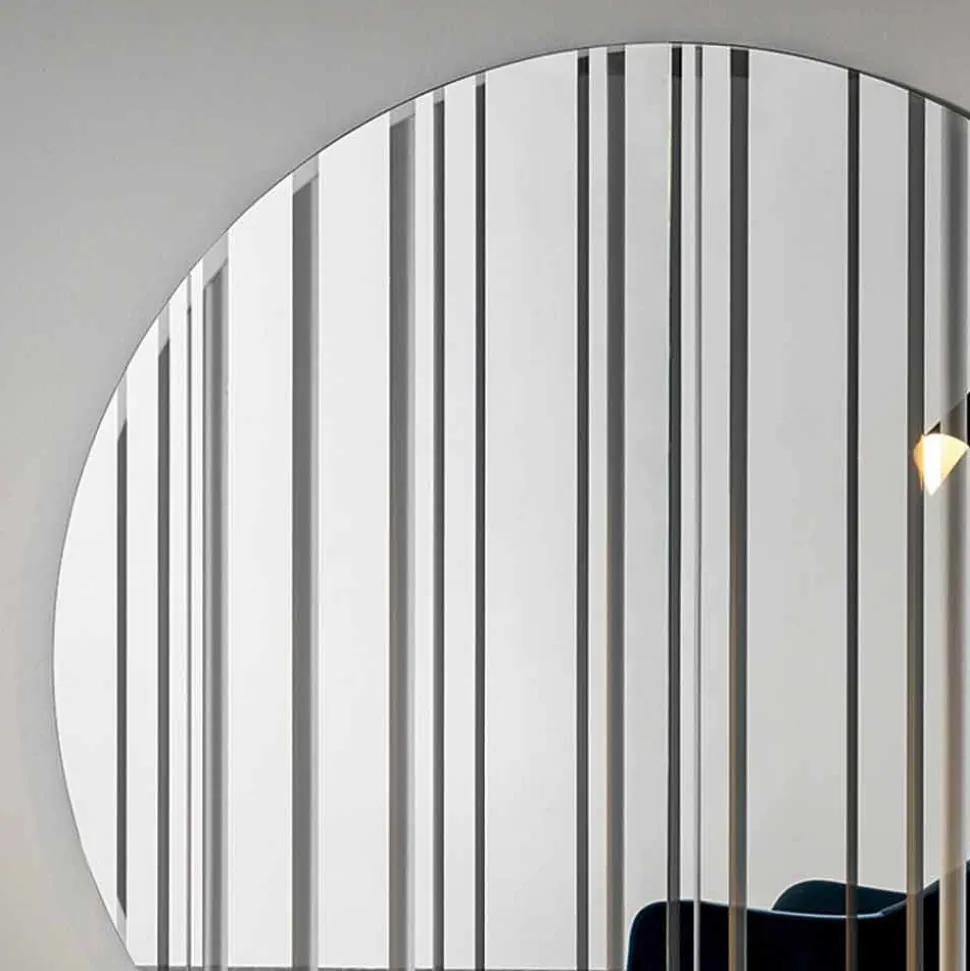 Specchio Rotondo da Parete Diametro 200 cm di Design Made in Italy – Coriandolo