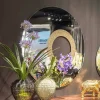 Specchio rotondo di design moderno fatto in Italia Aris
