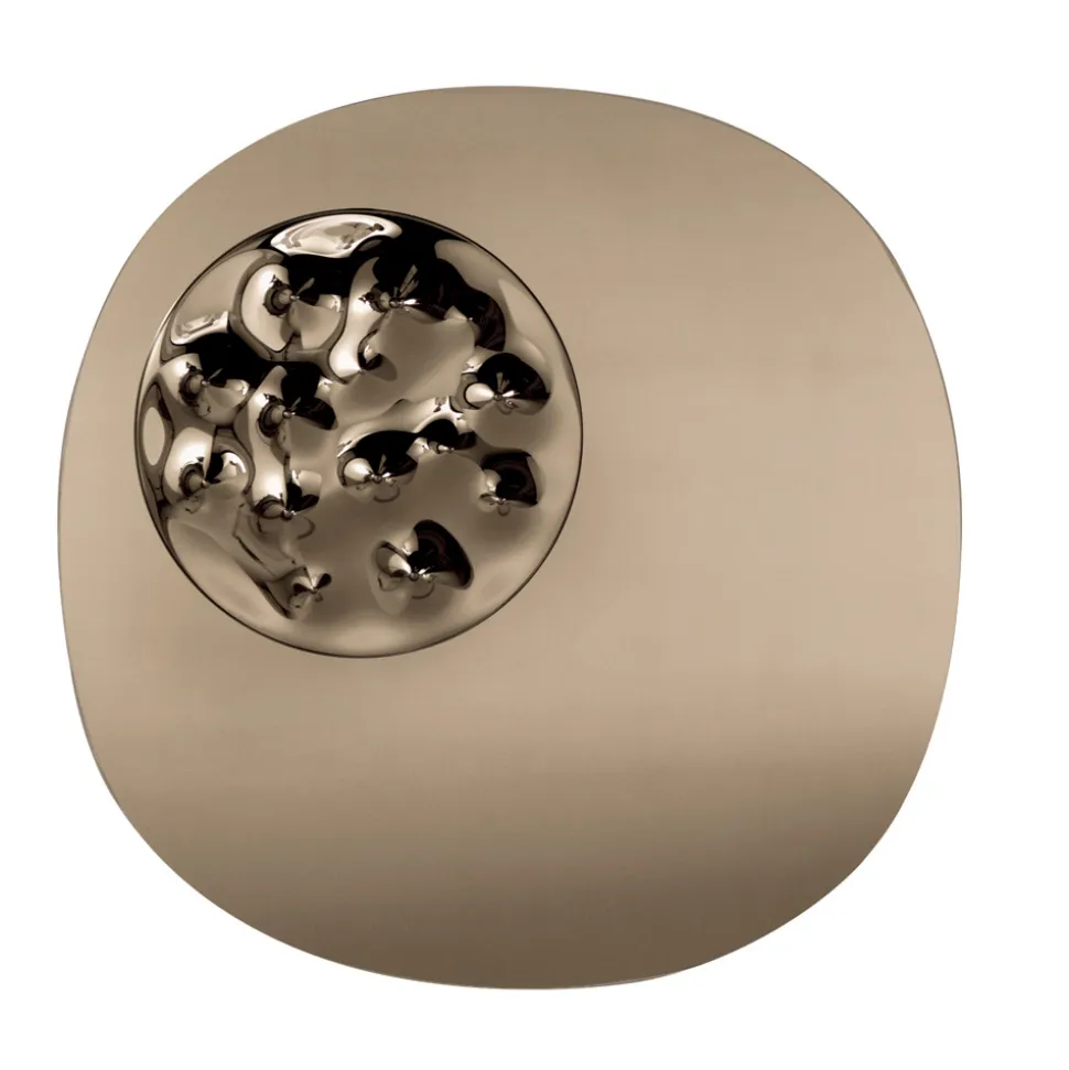 Specchio Sagomato Con Inserto in Vetro Mosso Made in Italy - Adalberta