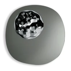Specchio Sagomato Con Inserto in Vetro Mosso Made in Italy - Adalberta