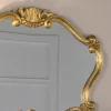 Specchio Stile Classico con Cornice Foglia Oro Made in Italy - Prezioso