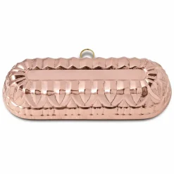 Stampo per Dolci Plumcake Ovale in Rame Stagnato a Mano 30x11 - Gianclaudio