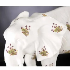 Statua a Forma di Elefante in Ceramica Lavorata a Mano Made in Italy - Fante