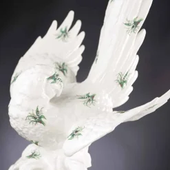 Statua a Forma di Pappagallo in Ceramica Lavorata a Mano in Italia - Pagallo