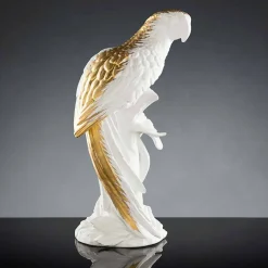 Statua Artigianale a Forma di Pappagallo in Ceramica Made in Italy - Pagallo