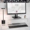 Supporto per Monitor in Plexiglass Trasparente o Fumè Design Italiano - Nerd
