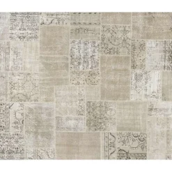 Tappeto Salotto Artigianale in Patchwork Annodato a Mano in Turchia - Raimund