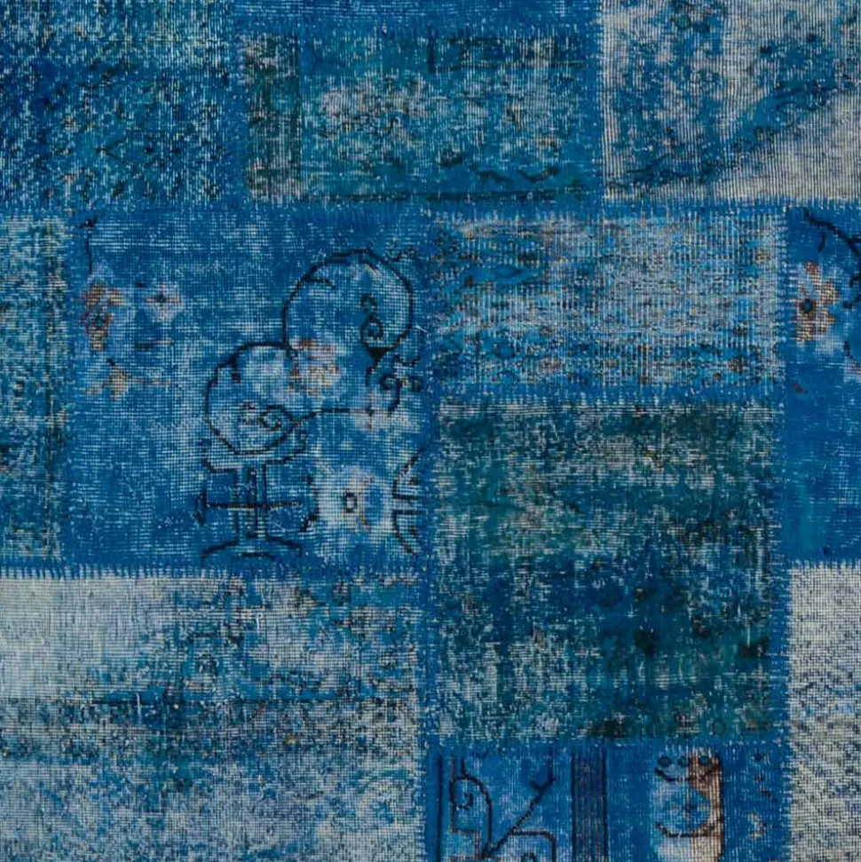 Tappeto Salotto Artigianale in Patchwork Annodato a Mano in Turchia - Raimund