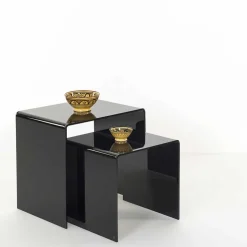 Tavolini di design in plexiglass colorato prodotti in Italia, Spinoso