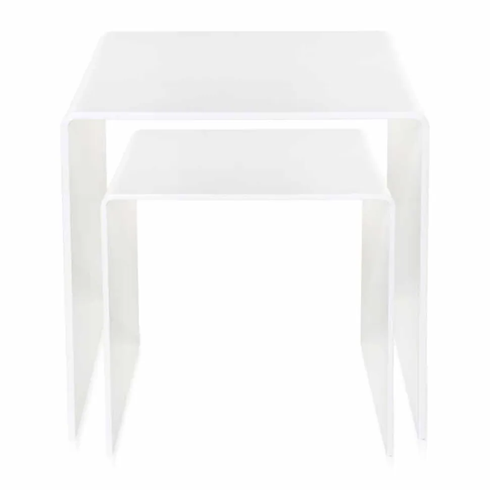 Tavolini di design in plexiglass colorato prodotti in Italia, Spinoso