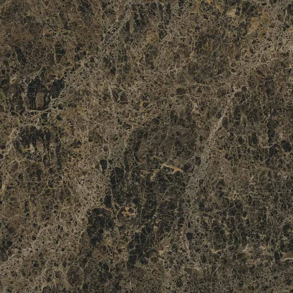 Tavolino Alto Quadrato in Metallo Inclinato e Piano Ceramica Opaca - Coriko