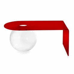 Tavolino a ponte moderno in plexiglass realizzato in Italia, Bolly