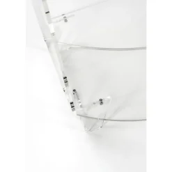 Tavolino Basso Comodino in Plexiglass Trasparente Made in Italy - Alamain