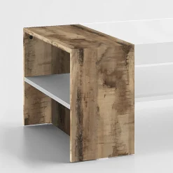 Tavolino Basso da Caffè per il Salotto in Legno Bianco 3 Finiture - Rames