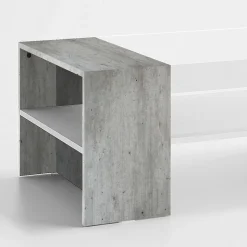 Tavolino Basso da Caffè per il Salotto in Legno Bianco 3 Finiture - Rames