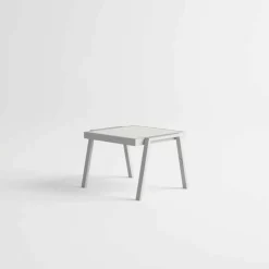 Tavolino Basso da Esterno in Alluminio e HPL di Design Moderno - Carmine2