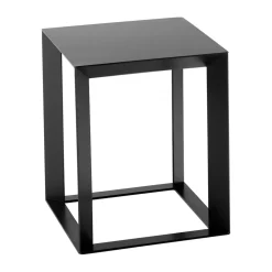 Tavolino Caffè da Salotto in Metallo di Design Quadrato 2 Dimensioni - Josyane